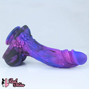 10.23in Starry Sky Silicone Soft Large Women Dildo With Suction Cup