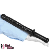 12.6in 15.15in Big PVC Sword Dildo With handle Anal Masturbator For Men