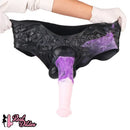 10.35in Silicone Strap-on Wearable Dildo Panty Horse Animal Hollow Design