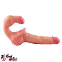 10.8in Strapless Silicone Large Soft Double Sided Strapon Dildo For Women