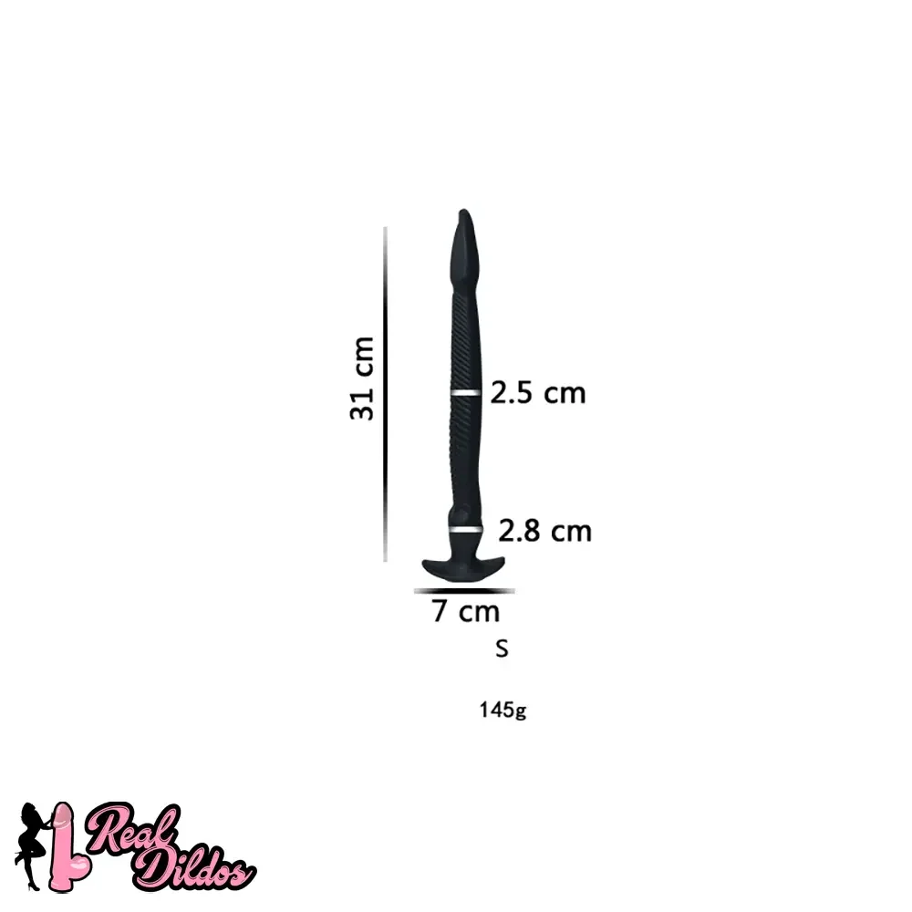 12.2in 15.94in 20.87in Snake Long Huge Animal Luminous Dildo For Anus