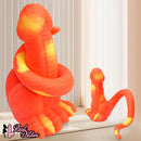 12.8in 15.35in Dinosaur Silicone Soft Big Glowing Dildo For Women Anal Sex