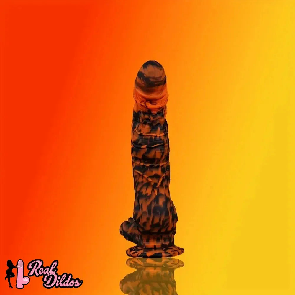 11.4in Silicone Monster Tiger Paw Shaped Massage Thick Anal Fantasy Dildo