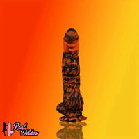 11.4in Silicone Monster Tiger Paw Shaped Massage Thick Anal Fantasy Dildo