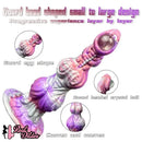 10.23in Liquid Silicone Anal Plug Knot Big Dildo Soft Prostate Massager