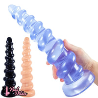 10.8in Graduated Beads PVC Women Men Large Anal Dildo Butt Plug