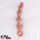 10.5in Big Vibrating Silicone Soft Pulling Beads G Spot Odd Dildo With 3 Motors