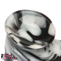 13.38in Black White Mixed Color PVC Extra Huge Long Thick Women Dildo