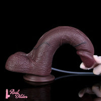 11.22in Real G-spot Penis Anal Dual Density Silicone Ejaculating Dildo