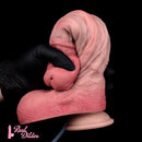 10.12in Couple Sex Game Toy Dual Density Silicone Ejaculating Dildo