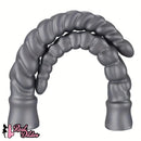 13.77in 15.74in 17.71in 19.68in Long Screw Anal Whip Huge BDSM Soft Dildo