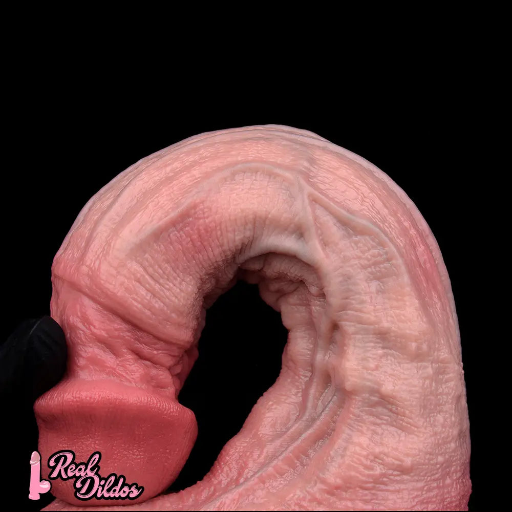 10.12in Couple Sex Game Toy Dual Density Silicone Ejaculating Dildo
