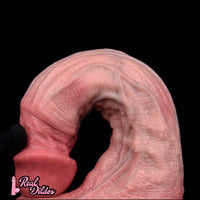10.12in Couple Sex Game Toy Dual Density Silicone Ejaculating Dildo