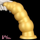10.23in 14.56in Giant Penis Butt Plug Small Head Silicone Soft Thick Dildo
