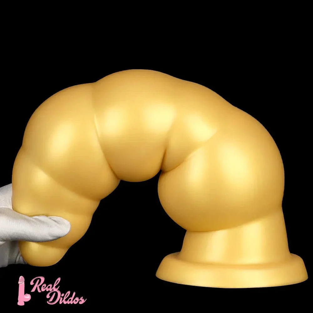 10.23in 14.56in Giant Penis Butt Plug Small Head Silicone Soft Thick Dildo