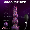 10in Monster Fantasy Ovipositor Inflatable Pump Knotted Animal Dildo