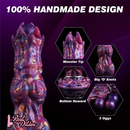 10in Monster Fantasy Ovipositor Inflatable Pump Knotted Animal Dildo