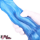 10.15in Double Layer Three Heads Silicone Knot Dildo For Women Men