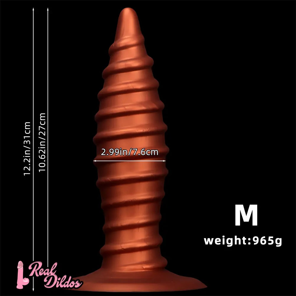 10.23in 12.2in 14.17in Extra Large Long Silicone Tip Anal Plug Dildo