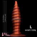10.23in 12.2in 14.17in Extra Large Long Silicone Tip Anal Plug Dildo