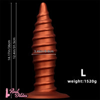 10.23in 12.2in 14.17in Extra Large Long Silicone Tip Anal Plug Dildo