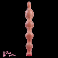10.5in Big Vibrating Silicone Soft Pulling Beads G Spot Odd Dildo With 3 Motors