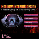 11.02in Horse Cock Hollow Soft Dildo Leather Panty Lifelike Penis Sheath
