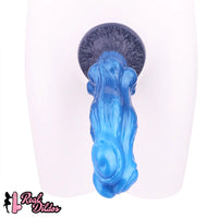 10.15in Double Layer Three Heads Silicone Knot Dildo For Women Men