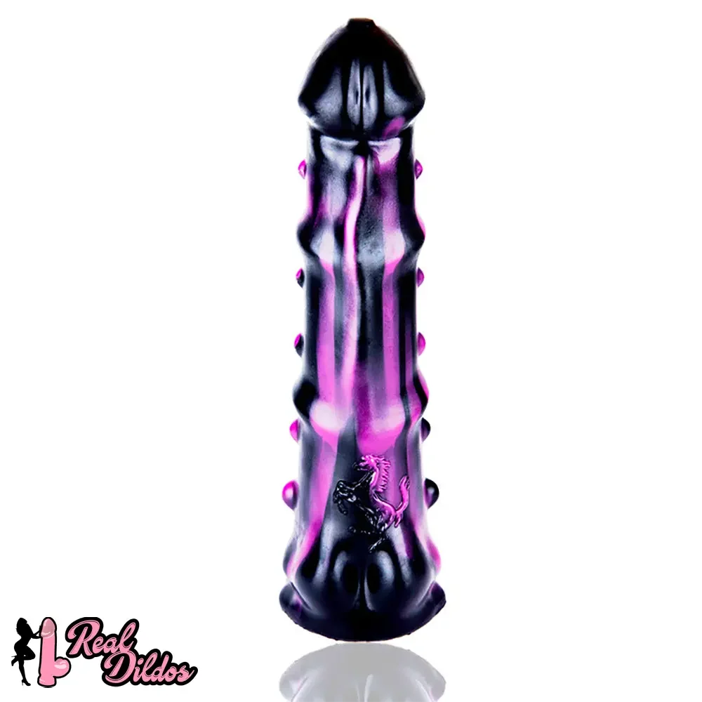 12.8in Monster Animal Spiked Silicone Big Horse Prostate Dildo