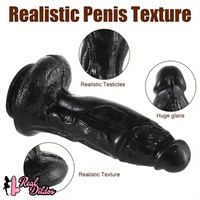12.99in Thick Soft Huge Suction Cup Dildo For Women Men Hands-Free