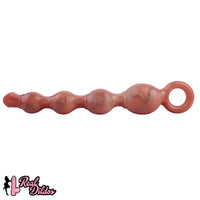 10.5in Big Vibrating Silicone Soft Pulling Beads G Spot Odd Dildo With 3 Motors