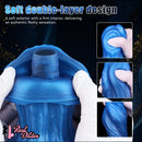 10.15in Double Layer Three Heads Silicone Knot Dildo For Women Men