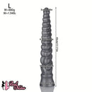 13.77in 15.74in 17.71in 19.68in Long Screw Anal Whip Huge BDSM Soft Dildo