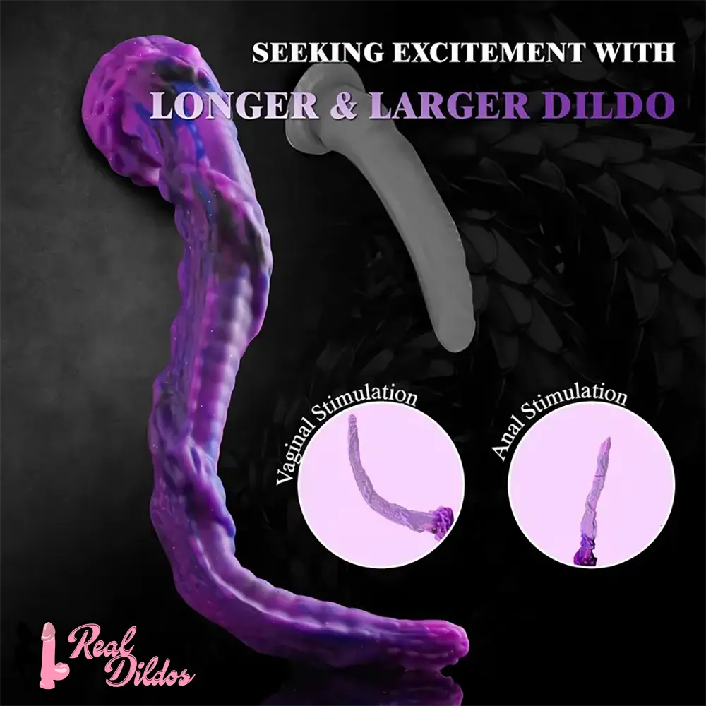 13.58in 19.49in Super Long Big Monster Fantasy Dildo For Couples Men