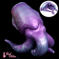 12.59in Octopus Anal Plug Silicone Tentacle Big Dildo Soft Masturbator