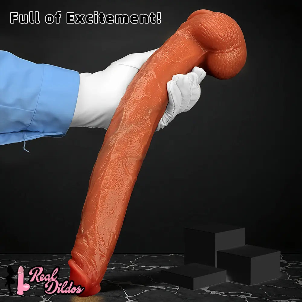 13.97in 15.94in Super Long Huge Silicone Dildo Adult Pleasure Sex Toy