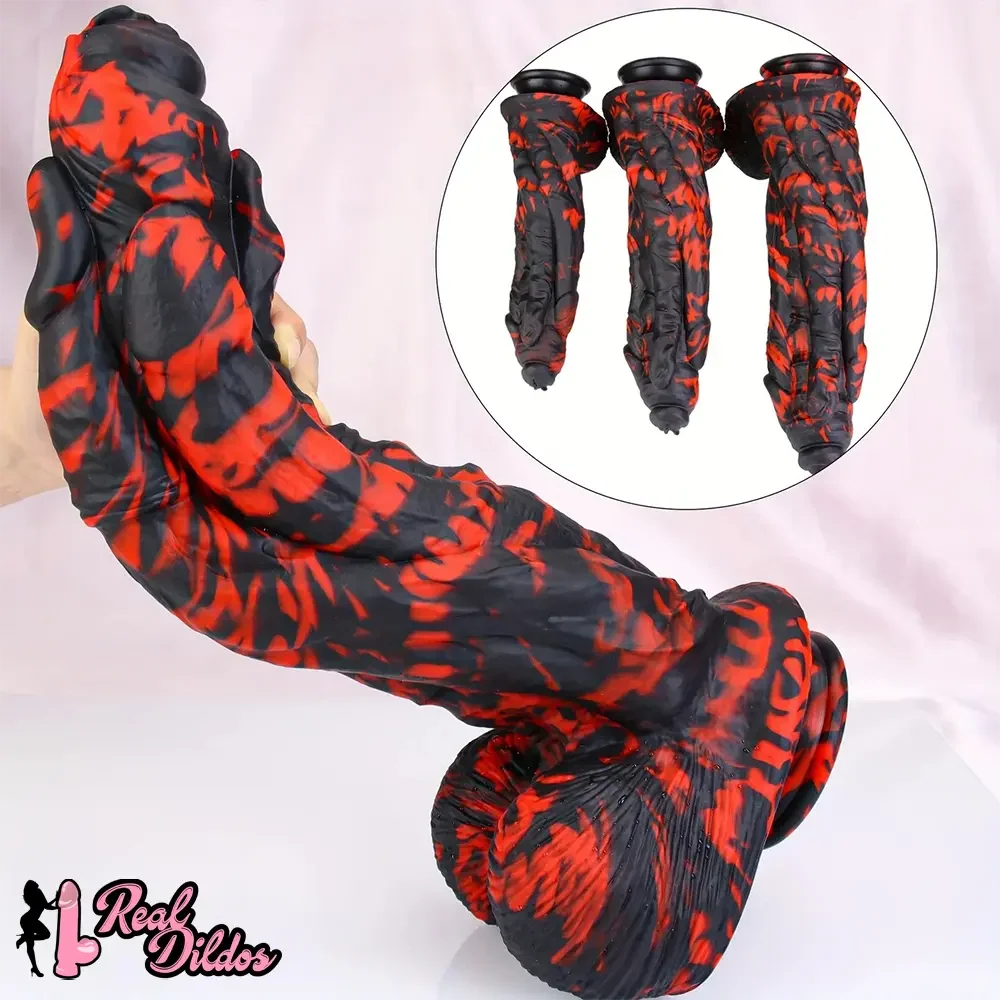 10.82in 12.4in 13.97in Giant Soft Silicone Sexy Penis Dildo For Women Adult