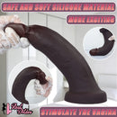 10.23in Big Realistic Skin Silicone Soft Dildo Meaty Feeling G-Spot Stimulator