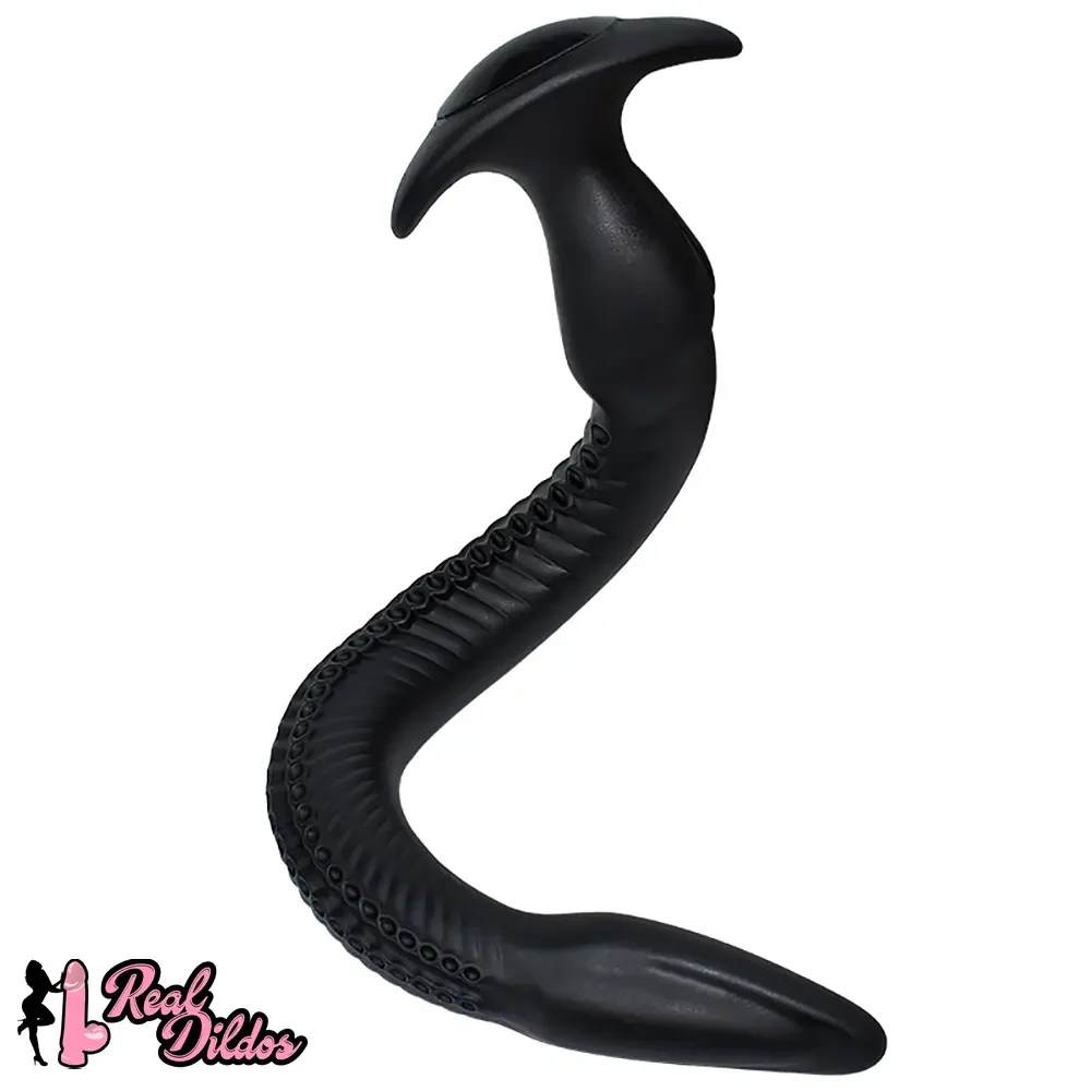 12.2in 15.94in 20.87in Snake Long Huge Animal Luminous Dildo For Anus