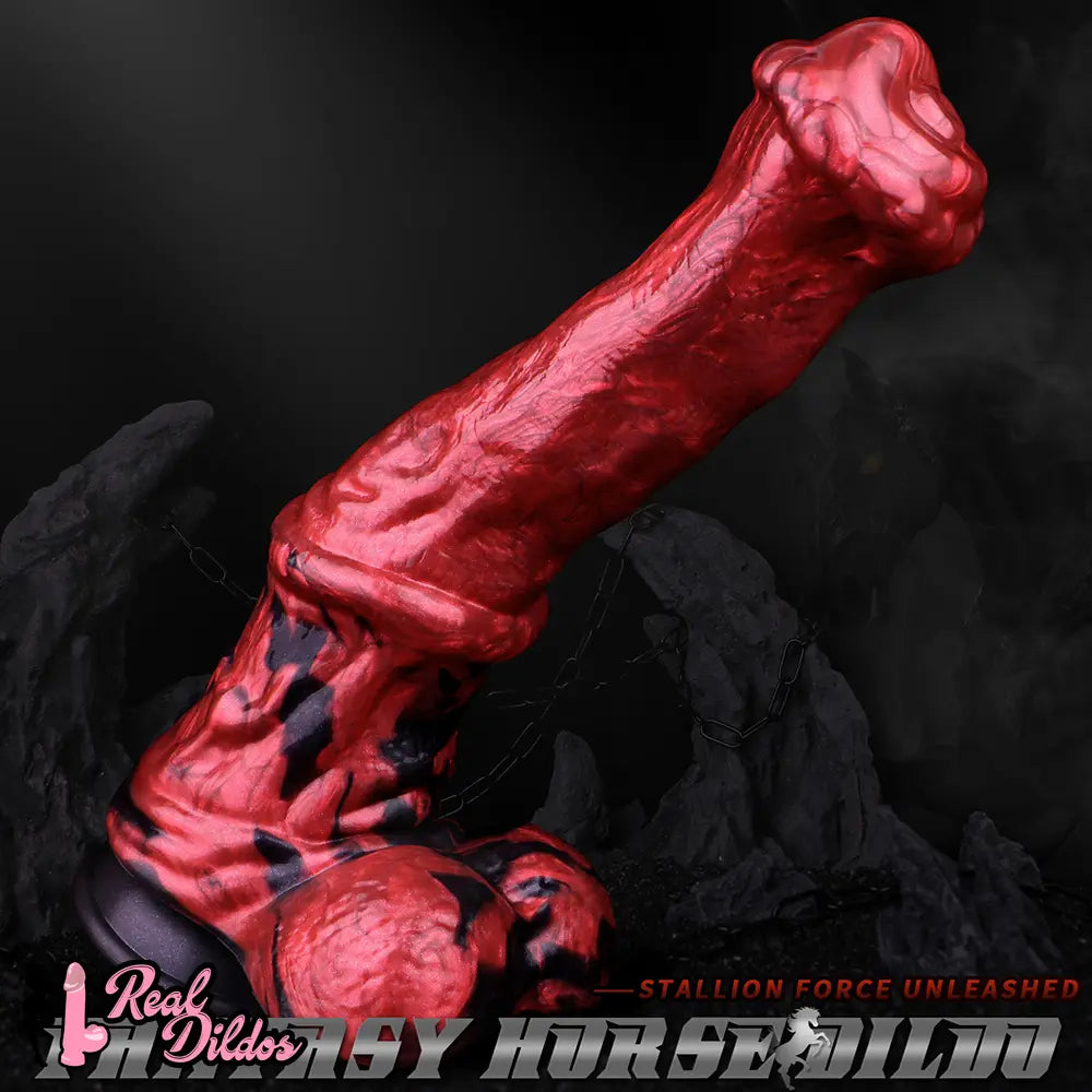 10.83in Horse Cock Dildo Soft Silicone Male Masturbator Adult Toy