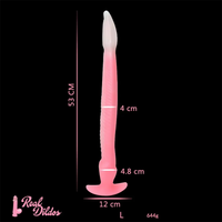 12.2in 15.94in 20.87in Snake Long Huge Animal Luminous Dildo For Anus