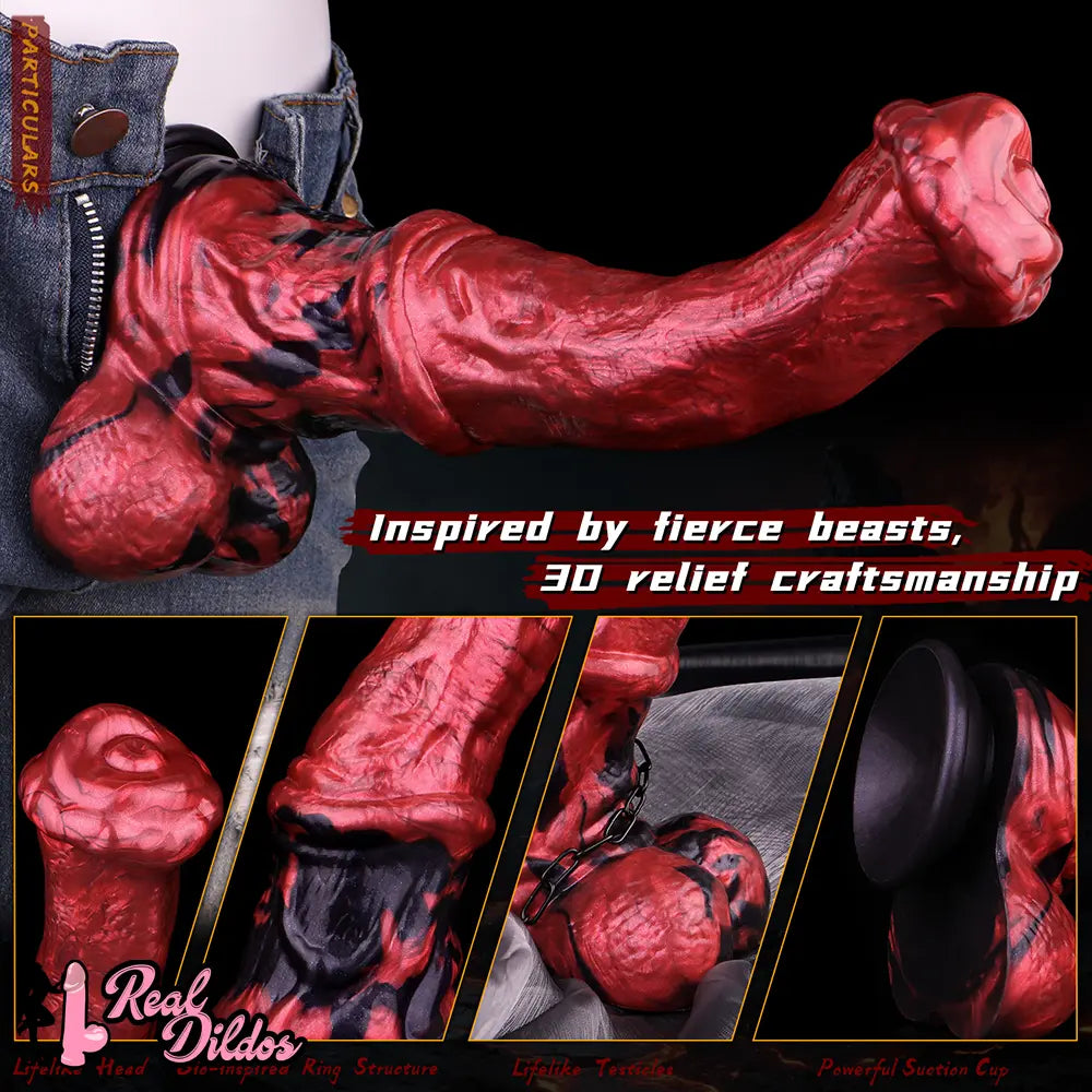 10.83in Horse Cock Dildo Soft Silicone Male Masturbator Adult Toy