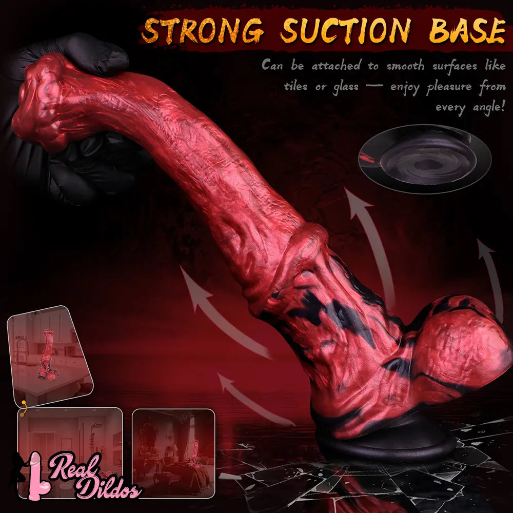 10.83in Horse Cock Dildo Soft Silicone Male Masturbator Adult Toy