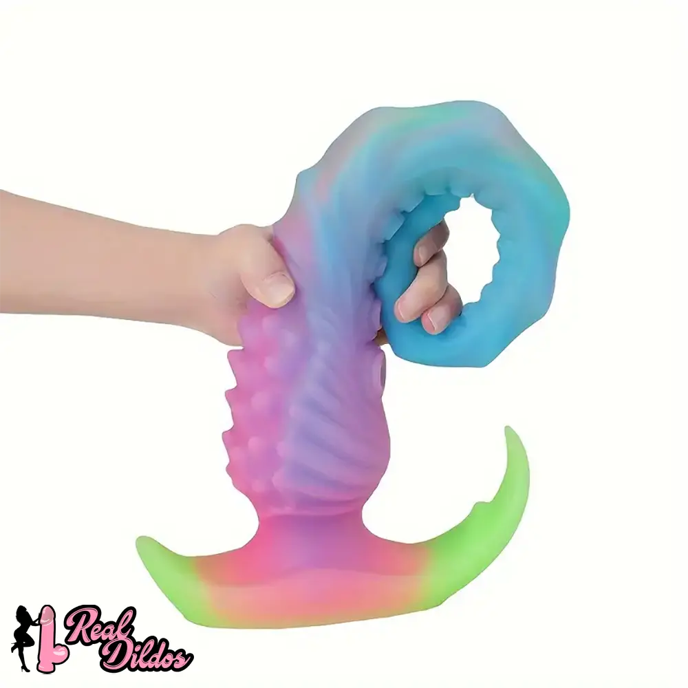 13.58in 17.51in 22.55in Super Long Big Octopus Spiral Silicone Dildo
