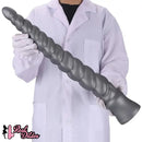 13.77in 15.74in 17.71in 19.68in Long Screw Anal Whip Huge BDSM Soft Dildo