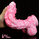 10.82in 12.4in Multiple Heads Silicone Big Soft Dildo For Vaginal Anal Orgasm