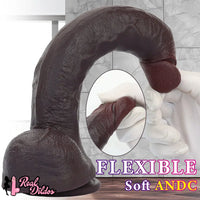 11.02in Soft Silicone Big Dildo Lifelike Cock Adult Sex Toy Female Sex Toy