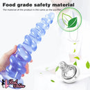 10.8in Graduated Beads PVC Women Men Large Anal Dildo Butt Plug