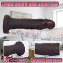 10.23in Big Realistic Skin Silicone Soft Dildo Meaty Feeling G-Spot Stimulator