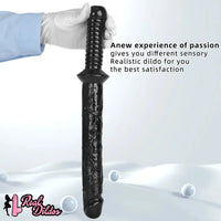 12.6in 15.15in Big PVC Sword Dildo With handle Anal Masturbator For Men